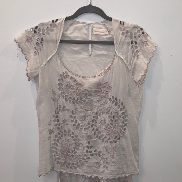 Johnny Was Tops - Johnny Was Eyelet & Embroidery blouse & Slip